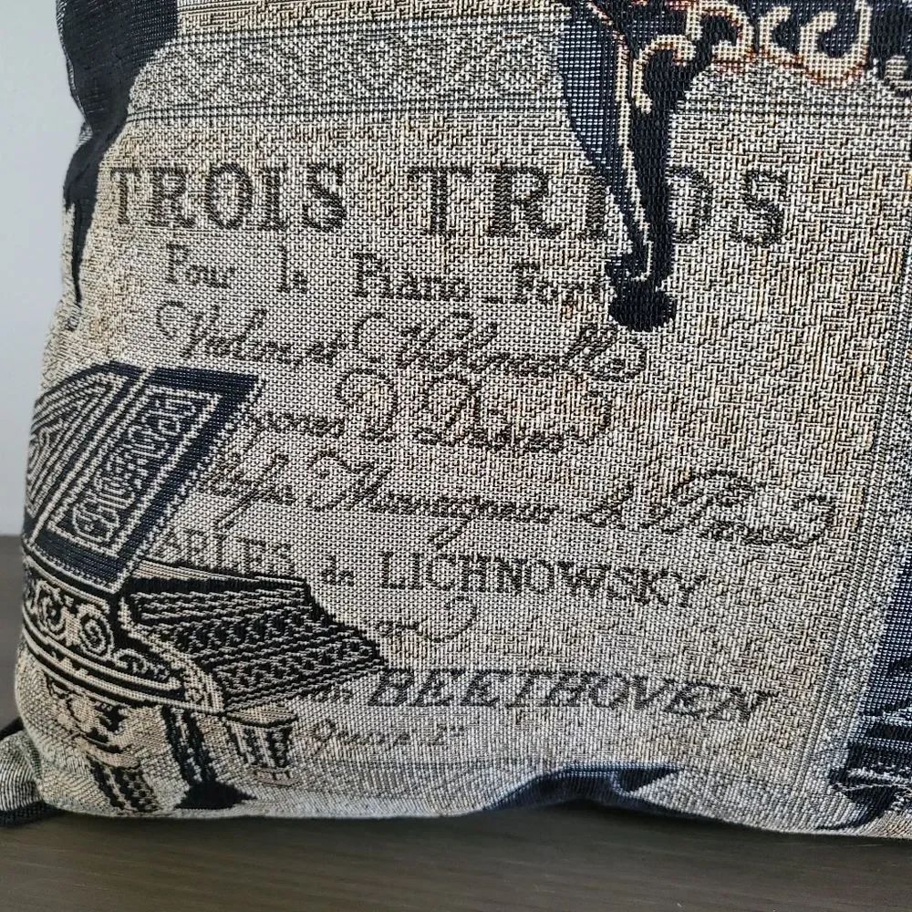 2 Tapestry Music Dark Moody Throw Pillows Academia Accent